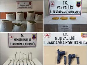 4 ilde uyuşturucu operasyonu: 11 şüpheli yakalandı