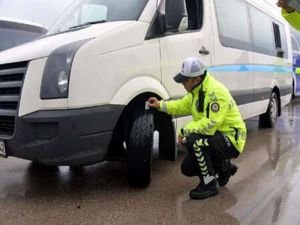 81 ilde kış lastiği denetimi yapıldı