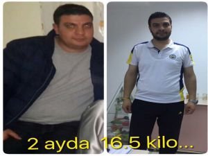 2 Ayda 16,5 KG verdi