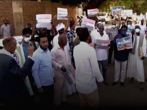 Sudan'da "siyonist işgal rejimiyle normalleşme anlaşması" protesto edildi