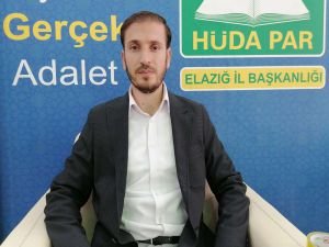 HÜDA PAR Elâzığ İl Başkanı Elâzığ depremi yıldönümünde mesaj yayımladı