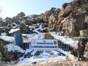 Diyarbakır'da çok sayıda mühimmat ele geçirildi