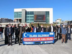 Cinsel sapkınların Kâbe'ye hakareti protesto edildi