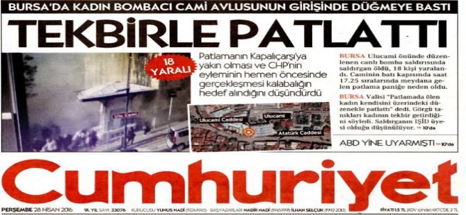 Cumhuriyet'ten büyük yalan!