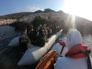 İzmir'de 123 düzensiz göçmen kurtarıldı