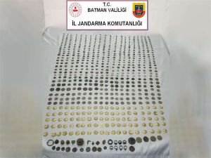 Batman'da 707 tarihi sikke ele geçirildi