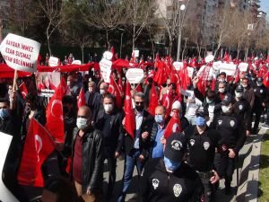 Batman’da PKK’ya tepki yürüyüşü düzenlendi