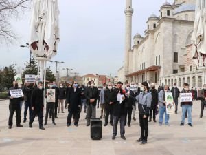 Peygamber Sevdalıları Kudüs için İstanbul'da basın açıklaması düzenledi