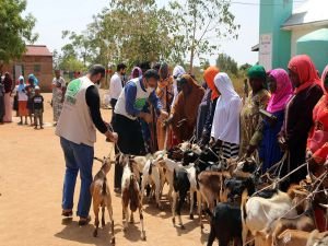 Umut Kervanı Vakfı Afrika'da mağdur ailelere yardım elini uzattı