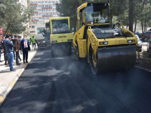 Dicle Üniversitesi Hastanelerinin bulunduğu alan asfaltlandı