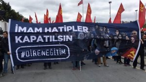 1 Mayıs yürüyüşünde İmam hatip hedef alındı