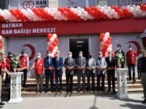 Batman Kızılay Kan Bağışı Merkezi hizmete açıldı