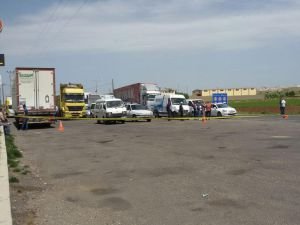 Karayolunda patlayıcı