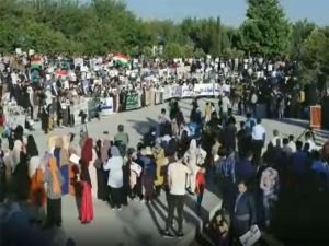 Siyonist işgal rejiminin saldırıları Kürdistan'da protesto edildi