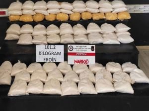 Hakkari'de 101 kilogram eroin ele geçirildi