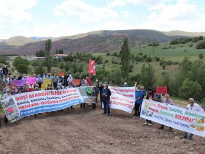 Malatya'da maden aramalarına tepki