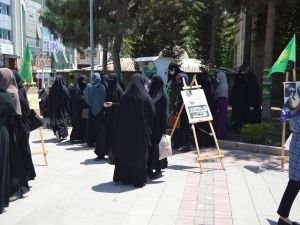 HÜDA PAR Elazığ Kadın Kolları Mısır'daki idam kararlarını konu alan fotoğraf sergisi açtı