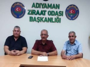 Adıyaman Ziraat Odalarından tütünle ilgili ortak basın açıklaması