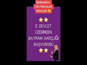 E-Devlet'te "bayram harçlığı" paylaşımlarına dikkat