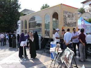 Siyasi parti ve STK temsilcilerinden Minia Kudüs tırına ziyaret