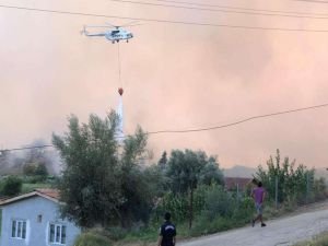 Bursa'da çıkan orman yangınına müdahale ediliyor