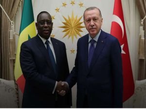 Cumhurbaşkanı Erdoğan, Senegal eski Cumhurbaşkanı Macky Sall ile görüştü