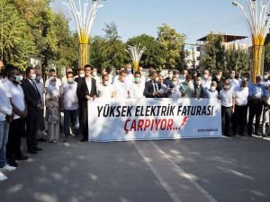 Batman’da muhtarlardan yüksek elektrik faturalarına tepki