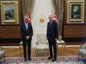 Cumhurbaşkanı Erdoğan, BM Mülteciler Yüksek Komiseri Grandi’yi kabul etti