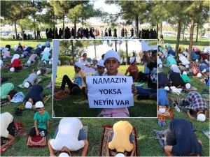 Hayat Namazla Güzeldir etkinliğine katılan çocuklar: "Ölene kadar namaz kılacağız"