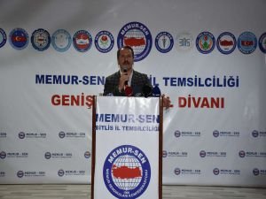 Memur-Sen Genel Başkanı Yalçın: "Örgütlü gücümüz, örgütsüz yükümüzdür"