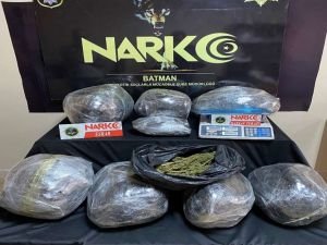 Batman’da 67 kilo esrar ele geçirildi