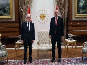 Cumhurbaşkanı Erdoğan, Saadet Partisi Genel Başkanı Karamollaoğlu’nu kabul etti