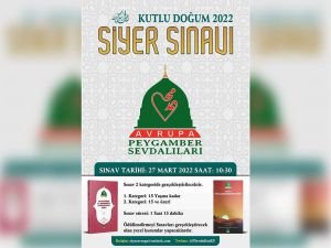 Avrupa Peygamber Sevdalıları Siyer Sınavı takvimini açıkladı