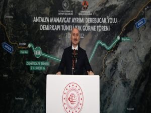 Antalya Demirkapı Tünelinde ışık göründü