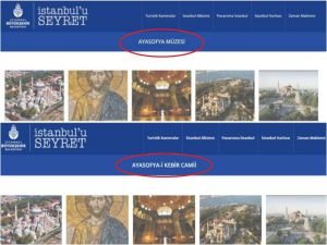 CHP'li belediyeden Ayasofya Cami hazımsızlığı