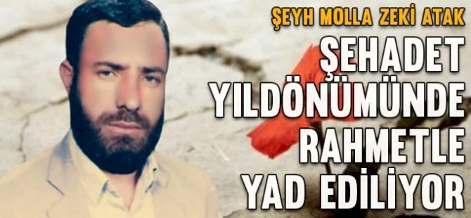 Şehit Şeyh Zeki Atak kabri başında yâd edildi