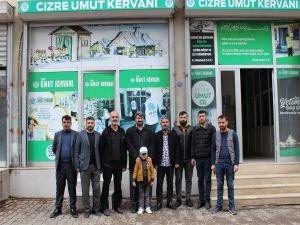 Umut Kervanı Vakfı Genel Başkanı Kurtaran’dan Cizre Umut Kervanı’na ziyaret