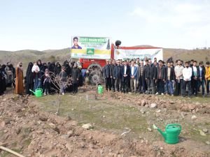 HÜDA PAR Elazığ İl Başkanlığı Şehid Yasin Börü anısına fidan dikim etkinliği gerçekleştirdi