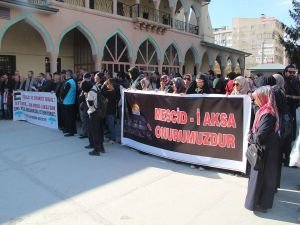 Siyonistlerin Mescidi Aksa’ya yönelik saldırıları SDİ tarafından Van’da kınandı