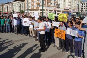 Nureddin Yıldız'a destek eylemi