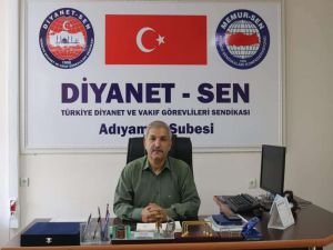 Diyanet-Sen Adıyaman: Kutsallarımıza hakaret etmek kimsenin haddi değildir