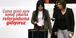 Cuma günü Aynı sonuç çıkarsa referanduma gidiyoruz