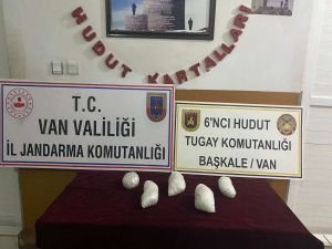 Van'da 5 kilogram uyuşturucu madde ele geçirildi