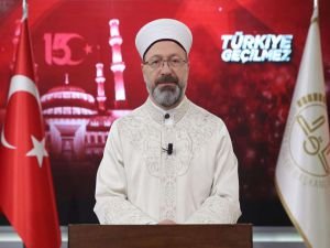 Diyanet İşleri Başkanı Erbaş’tan Miraç Gecesi mesajı