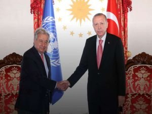 Erdoğan, BM Genel Sekreteri Guterres ile görüştü