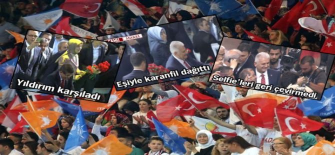 AK Parti'de liderlere salonda coşkulu karşılama