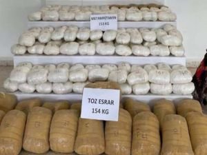 Van’da 153 kilogram metamfetamin ele geçirildi