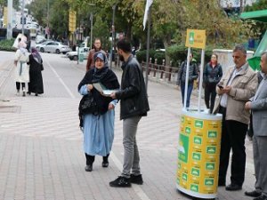 HÜDA PAR Ankara'da "Şehid Yasin Börü ve arkadaşlarını anma standı" açtı