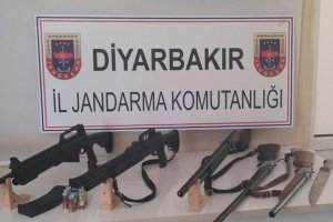 Diyarbakır'da mühimmat ele geçirildi