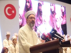 Prof. Dr. Erbaş: Hafızlık dünyevi unvanların en büyüğüdür